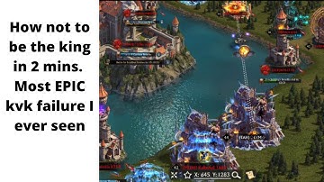 KING OF AVALON: How not to be the King in 2 mins | EPIC kvk failure I ever seen | K75 vs K83 vs K358