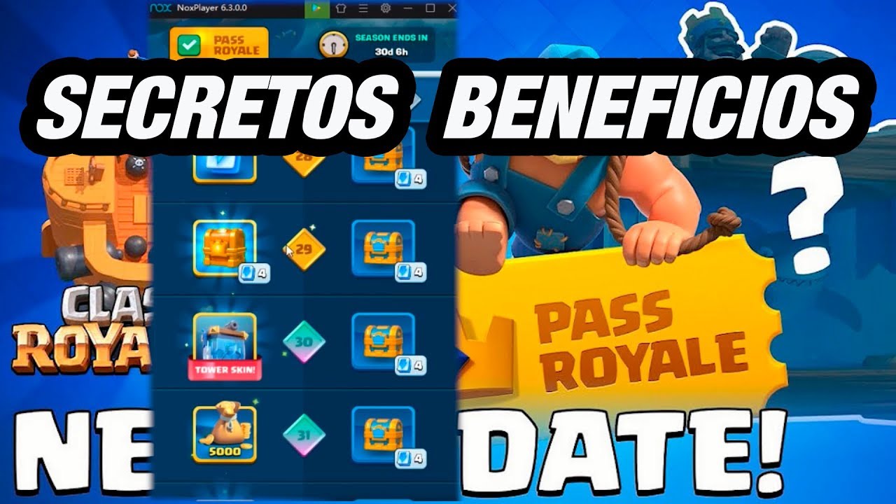 SECRETOS BENEFICIOS DEL PASS ROYALE MI EXPERIENCIA YouTube