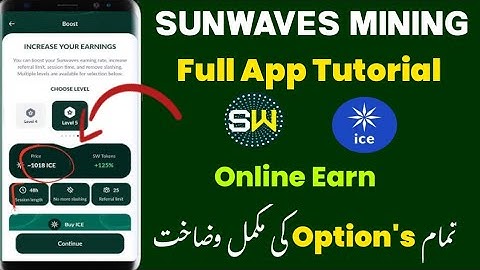Sunwave Full App review | Ice Network New Update | Sunwaves Token | Mining airdrop 2024