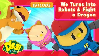 Didi, Nana And Jojo Turns Into Robots And Fight A Dragon | Didi & Friends English Didi, Nana And Jojo Turns Into Robots And Fight A Dragon | Didi & Friends English