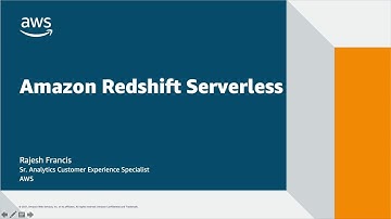 Amazon Redshift Serverless - End to End Use Case | Amazon Web Services
