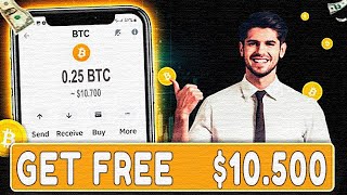 get FREE BITCOIN (0,25 btc/$ 10.600) in 5 MINUTES | no investment & no fee