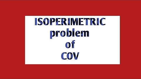 Isoperimetric problem of COV