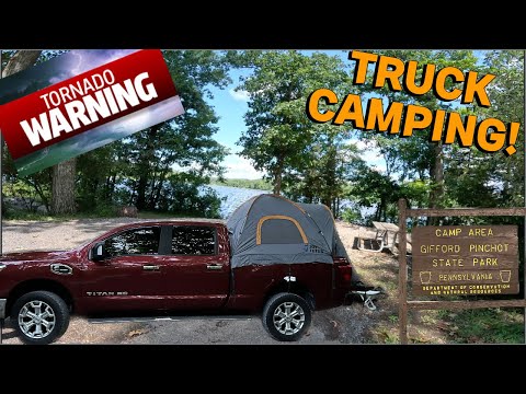 TRUCK CAMPING got SKETCHY!! Gifford Pinchot State Park #adventure #travel #vacation #youtube #summer