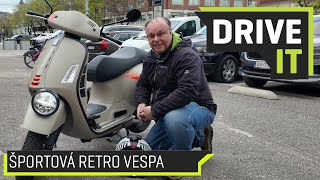 Skúter Vespa GTV 300: Športové retro na taliansky spôsob