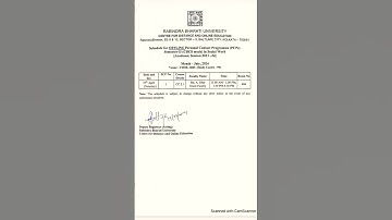 Second Semester Ofline class notification #everyone #rbudde #ruupdate