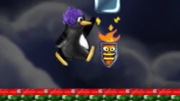 SuperTux 0.5.1Tux Strikes Back-Level 14:Path of Fire