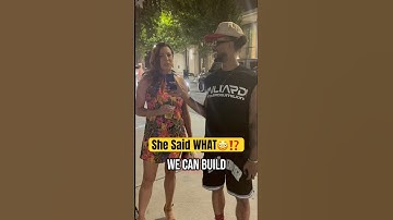 She Said WHAT😳⁉️ #crazy #publicinterview #trending #interview #funny #shorts #fyp