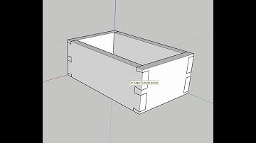 sketch up dovetail box