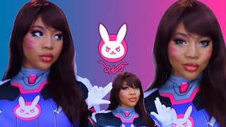 Dva Cosplayhalloween Makeup Transformation