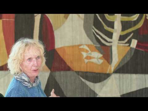 Marguerite Stephens explain the process of making Cecil Skotnes&rsquo;s tapestry