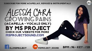 Alessia Cara - Growing Pains (Acapella - Vocals Only) Resimi
