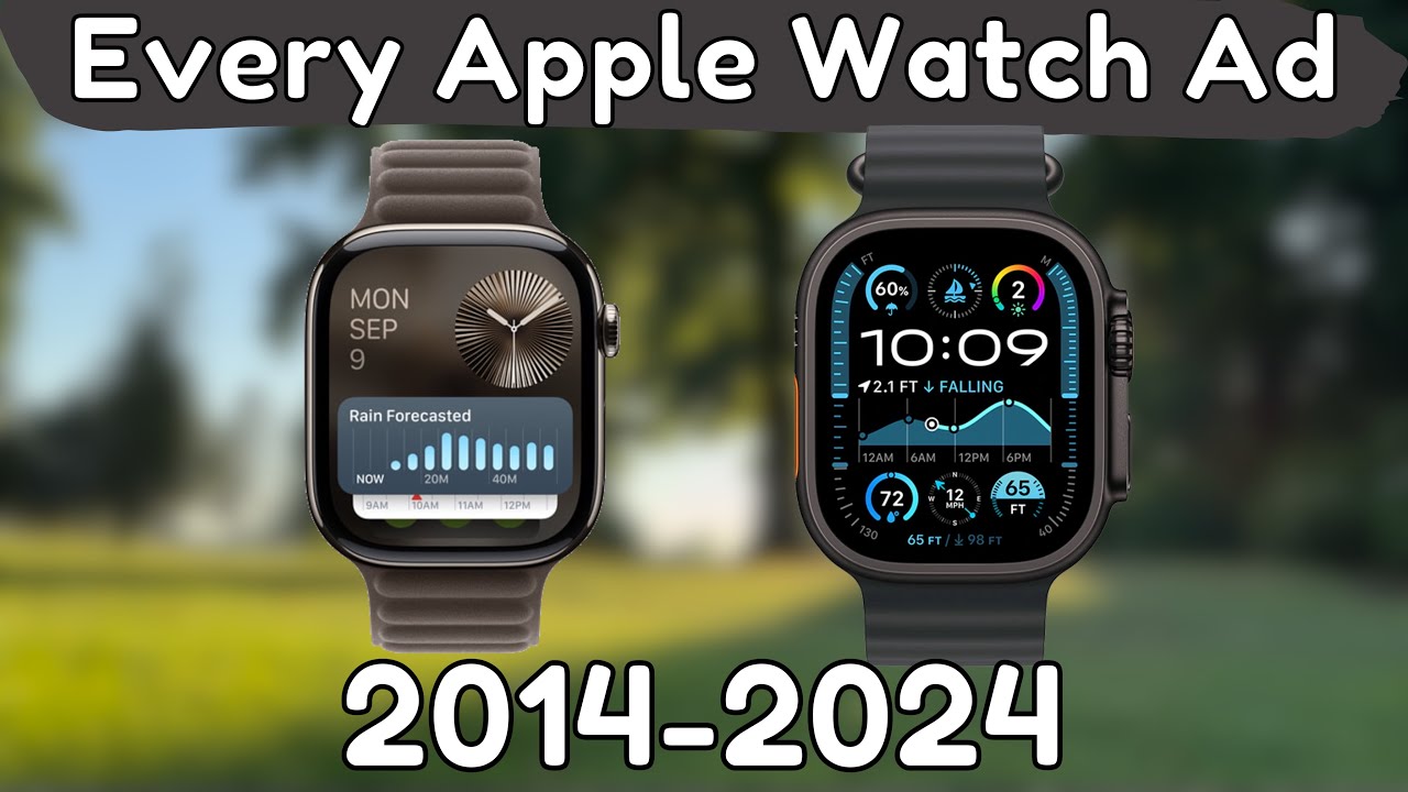 Watch Commercial Every Apple Watch Ad: 2014-2024 - YouTube