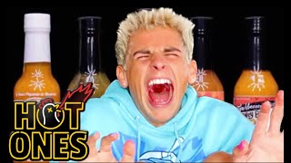 i do the HOT ONES HOT SAUCE challenge!!!