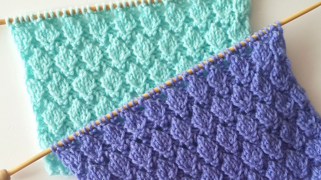 Ajurlu Bademler Örgü Modeli | Free Knitting Patterns | Yelek Örnekleri | Kolay Örgü Modelleri