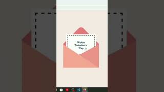 Valentine's Day | Make Envelope Card Using HTML & CSS Code  #Html #Css #Coding #Programming