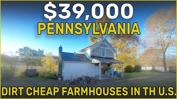 DIRT CHEAP! 5 Houses Under $45,000 in Pennsylvania  - Historic Farmhouses