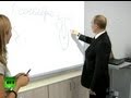 Путин озадачил школьников необычным рисунком