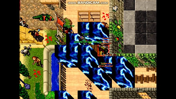 Tibia 8.60:WAR Draxx Pvp On Baiak Ilusion Part 1