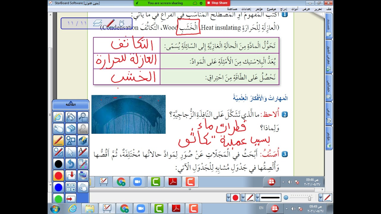 أسئلة المراجعة الوحدة الاخيرة