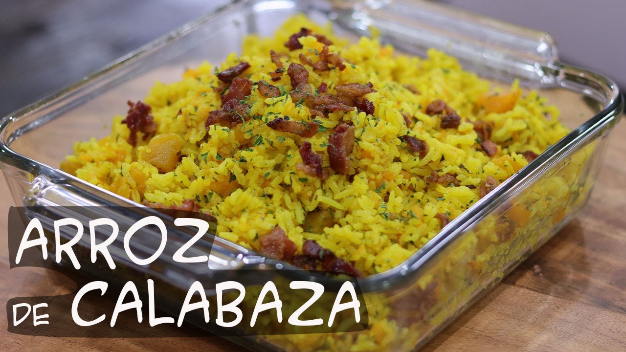 ARROZ DE CALABAZA EXCELENTE PARA TU CENA DE NAVIDAD