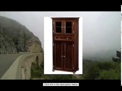 Hampton Bay 1 Drawer Tall Storage Cabinet 4 Door Sequoia Youtube