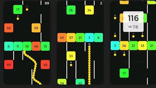 Snake VS Block - Numbers Gameplay Android iOS Part 1 screenshot 3