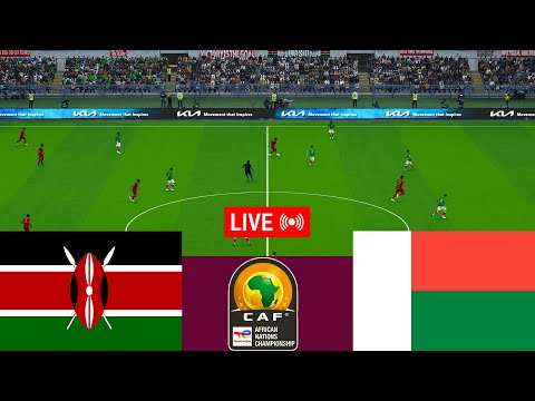 Kenya Vs Madagascar LIVE CAF African Nations Championship 2025 Full Match Video Game Simulation