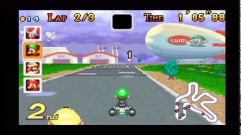 Mario Kart Super Circuit: Luigi Circuit