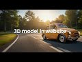 Integrate 3js model into your website