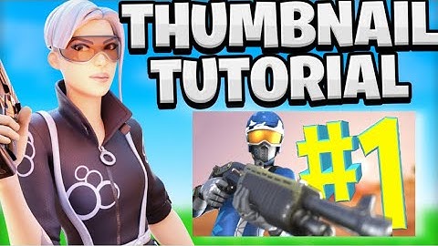 How To Make the *BEST* 3D Fortnite  Highlight Thumbnails on IOS/Android