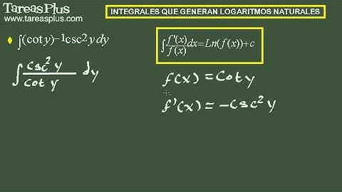 Integral que genera logaritmo natural (ln). Ejercicio 15 de 15