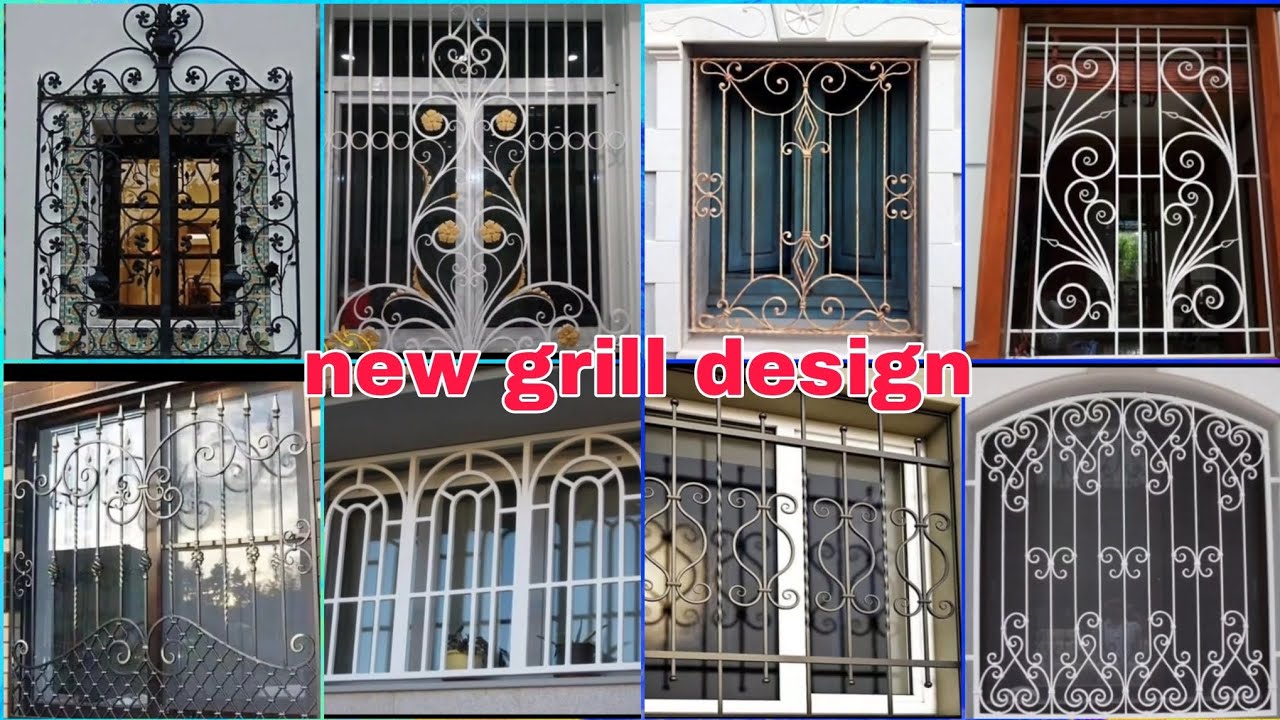 new grill design/window grill design/model grill design/baranda gill