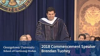 2018 Georgetown Commencement Speaker Brendan Tuohey