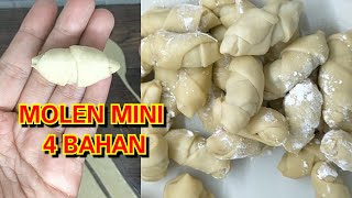 Hanya Tepung Dan Air Gula Jadi Cemilan Molen Mini