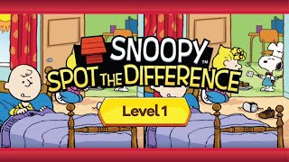 Snoopy Spot the Difference | Episode 1 | Level 1 | Normal screenshot 4