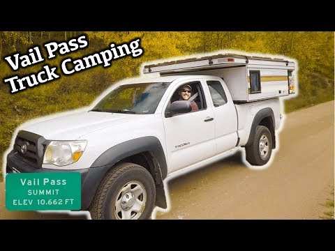 four-wheel-camper-and-toyota-tacoma-|-yellow-aspens-on-vail-pass,-shrine-pass-road