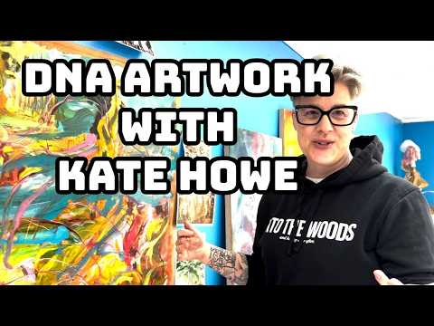 The Artwork for Terence Collie's DNA with artist Kate Howe