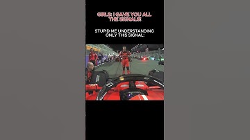 🔴 When You Only Understand Racing Signals… 😂 #shorts