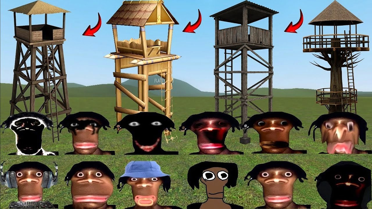 JUAN DALE PRINGLE FAMILY Nextbot Vs Towers In Garry's Mod