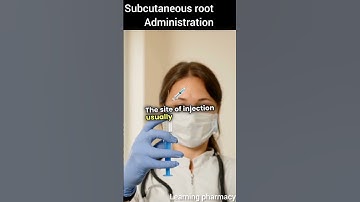 Subcutaneous root administration #pharmacy #shorts #medical #science #youtubeshorts #medicin