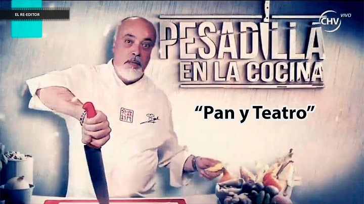 Pesadilla en la cocina "Pan y teatro"