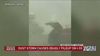 6 dead after dust cloud cause 60-car crash, closes I-55 for 28 miles