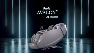 Osaki Platinum Avalon 4D Luxury Massage Chair in Brown