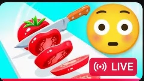 Perfect Slices Food Cutting | Smooth & Satisfying Gameplay🍎🍅🍉🔪#live#shortslive