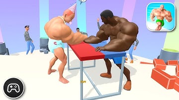 Muscle Rush: Smash Running - Gameplay Walkthrough Part 61 - Game Levels 284-287 (iOS, Android)