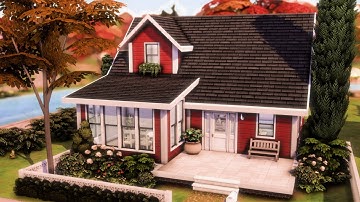 Base Game Starter Home 🍂 The Sims 4 Speed Build | No CC