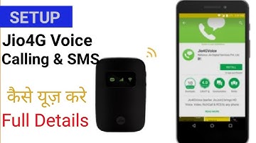 How to connect Jio4G voice call to JIOFi | Setup Calling & SMS | JioFi से Direct Call कैसे करें