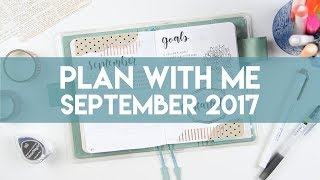 Plan With Me · September 2017 · Reasons Why I Bullet Journal