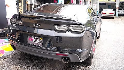 2020 Camaro RS Straight Piped V6 | muffler delete and resonator delete